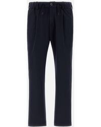 Herno - PANTALONI IN EASY SUIT STRECH - Lyst