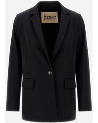 Herno - Women's Easy Suit Stretch Blazer - Lyst