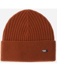 Herno - Mütze Aus Double Rib Wool - Lyst