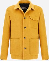 Herno - Field Jacket In Soft Recycled Wool - Lyst