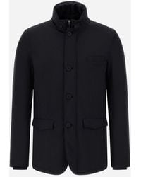 Herno - BLAZER CON PETTORINA IN 2 LAYER WINDSTOPPER - Lyst