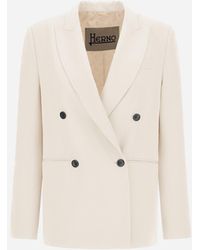 Herno - Flawless Woven Blazer - Lyst