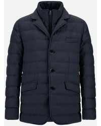 Herno - Wool-Blend, Viscose And Suede-Effect Blazer - Lyst