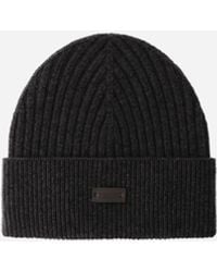 Herno - Ribbed Wool Beanie - Lyst