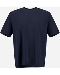 Herno - Jersey Knit Effect T-Shirt - Lyst