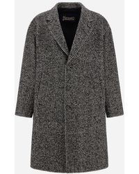 Herno - Herringbone R-Wool Coat - Lyst