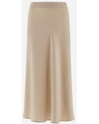 Herno - GONNA RESORT IN ENVERS SATIN - Lyst