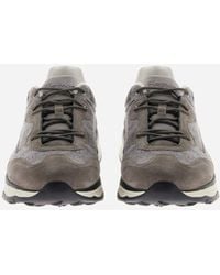 Herno - SNEAKER RUNNING IN SUEDE E FLANNEL - Lyst