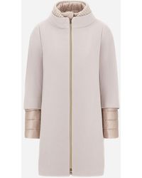Herno - Coat In New Cashmere And Nylon Ultralight - Lyst