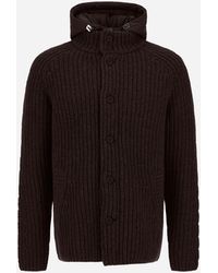 Herno - Wool Jacket With Raised Texture And Cable-Knit Detailing - Lyst