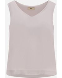 Herno - V-Neck Top - Lyst