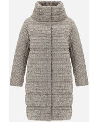 Herno CAPPOTTO BOUCLÉ JULIE - Grigio
