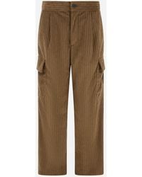 Herno - Corduroy Cargo Trousers - Lyst