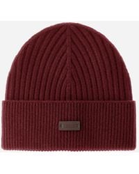 Herno - Ribbed Wool Beanie - Lyst
