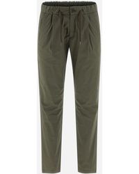Herno - Trousers In Light Cotton Stretch - Lyst
