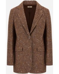 Herno - Baby Alpaca And Wool Blazer - Lyst