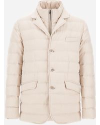 Herno - Wool-Blend, Viscose And Suede-Effect Blazer - Lyst
