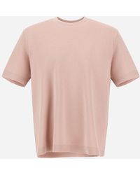 Herno - Jersey Knit Effect T-Shirt - Lyst
