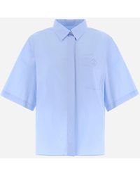 Herno - Camisa De Manga Corta De Cotton - Lyst