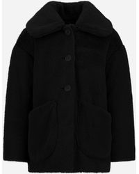 Herno - Beaver-Effect Fur-Touch Coat - Lyst