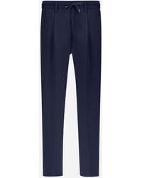 Herno - Resort New Linen Trousers - Lyst