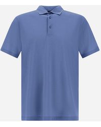 Herno - Jersey Crepe Polo Shirt - Lyst