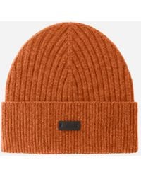 Herno - Ribbed Wool Beanie - Lyst