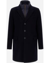 Herno - Beaver Wool Coat - Lyst