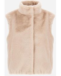 Herno - Weste Resort Aus Faux Mink Fur - Lyst