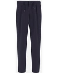 Herno - Light Comfort Stretch Woven Trousers - Lyst
