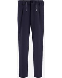 Herno - Technical Stretch Fabric Trousers - Lyst