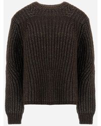 Herno - Cobbed Blown Alpaca Wool Jumper - Lyst