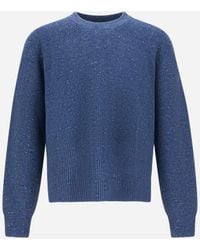 Herno - Pullover Aus Kaschmir Und Wolle Mit Patentmuster - Lyst