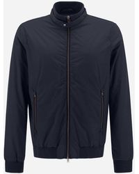 Herno - Ecoage Bomber Jacket With Band Collar - Lyst