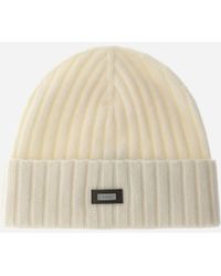 Herno - English Rib Cashmere Beanie - Lyst