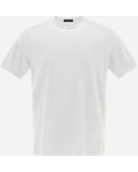 Herno - T-SHIRT IN JERSEY CREPE - Lyst