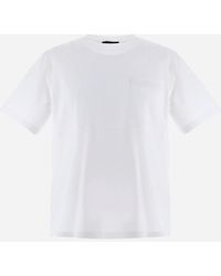 Herno - Camiseta De Superfine Cotton Stretch Y Light Scuba - Lyst