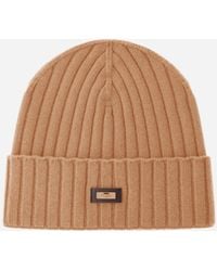 Herno - English Rib Cashmere Beanie - Lyst