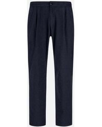Herno - Melange Suede Effect Trousers - Lyst