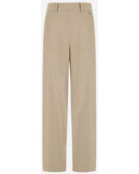 Herno - Resort Melange Flannel Trousers - Lyst