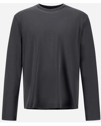 Herno - Jersey Knit Effect T-Shirt - Lyst