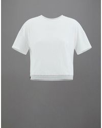 Herno - T-SHIRT LAMINAR CON COULISSE IN DYNAMIC INTERLOCK - Lyst