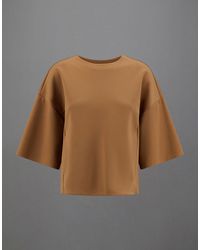 Herno - Laminar Short-sleeved Sweatshirt In Tech Double - Lyst