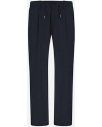 Herno - Cotton Feel Trousers - Lyst