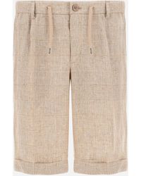 Herno - Welsh Linen Shorts - Lyst