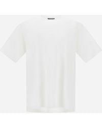 Herno - Superfine Cotton Stretch T-Shirt - Lyst
