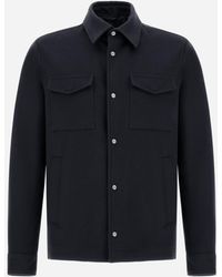 Herno - Cashmere And Wool Shacket - Lyst