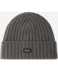 Herno - English Rib Cashmere Beanie - Lyst