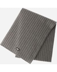 Herno - Fisherman's Rib Cashmere Scarf - Lyst