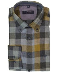 CASA MODA - Herren Hemd Baumwolle Kariert Comfort Fit - Lyst